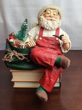 Vintage Clothtique Santa Shelf Sitter By Possible Dreams Model #713089